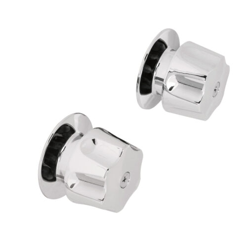 Juego de 2 manerales hex. met?licos para regadera, Basic