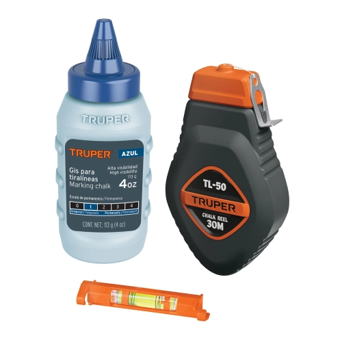 Tiralineas 15M. Cuerpo De Plastico Y Nivel, Inclu