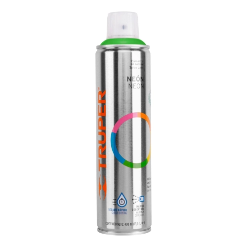 Pintura Aerosol, Verde Fluorescente 400 Ml