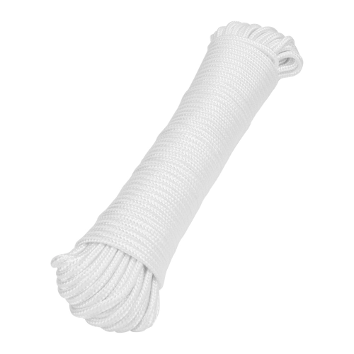 Piola De Poliester Diamante De 5 Mm X 30 M Blanca