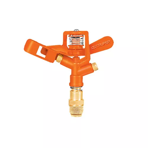 Aspersor Metalico Doble Chorro, Cabeza Sola