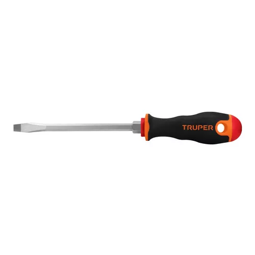 Desarmador Truper Plano Mango Comfort Grip, 5/16