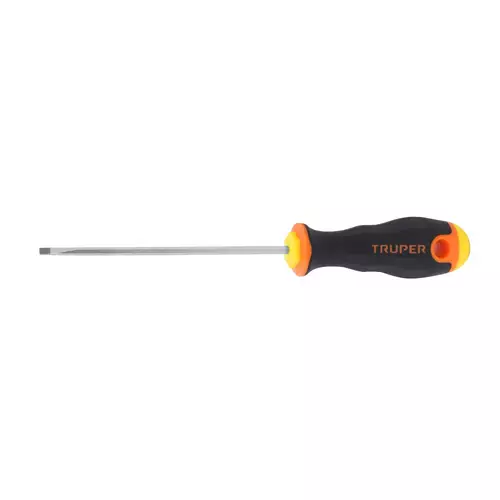 Desarmador Truper Plano Mango Comfort Grip, 1/8 X