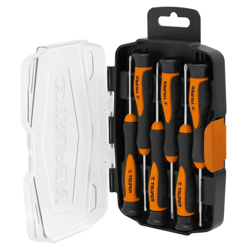 Juego Con Desarmadores Largos De Joyero, 6 Piezas