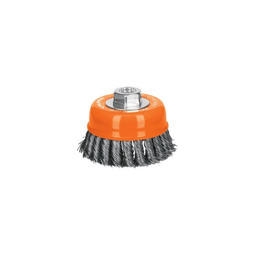 Carda De Copa Alambre Trenzado Grueso 4Xm14" Mm P