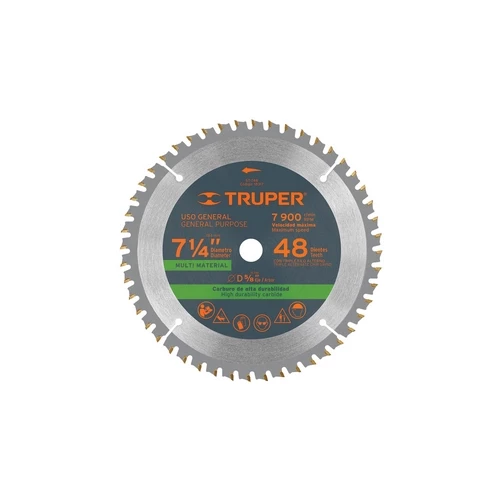 Sierra Circular P/Plastico Y Formaica 7-1/4", 48