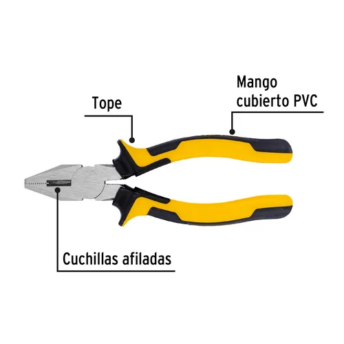 Pinza Para Electricista 6' Mango Comfort Grip Pre