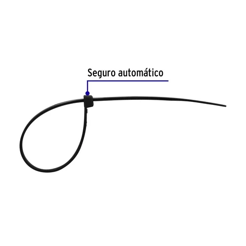 Cincho Plastico Blanco Y Negro Bote Con 1000 Piez