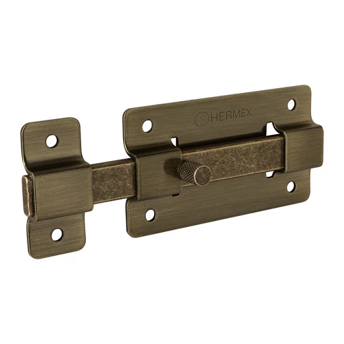 Pasador De Barra Plana 4' Laton Antiguo Hermex