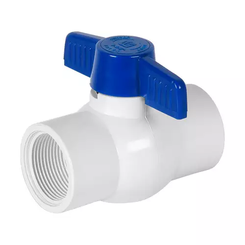 Valvula Esfera De Pvc, 1-1/4'', Roscable