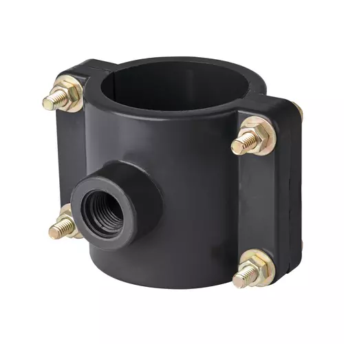 Abrazadera para toma domiciliaria PP 2-1/2' x 1/2', Foset