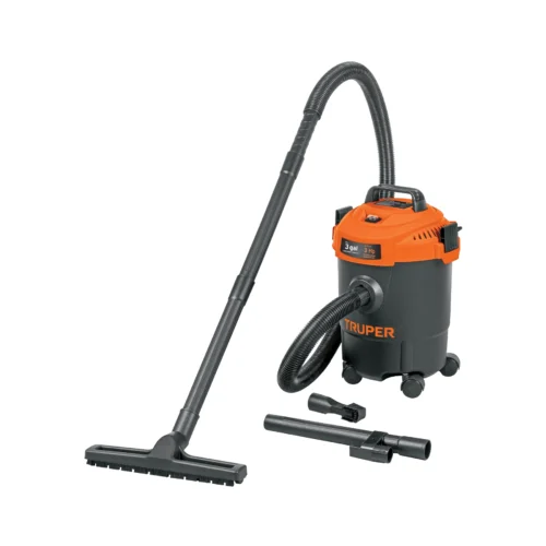 Aspiradora de s?lidos y l?quidos, 3 gal, pl?stica, negra